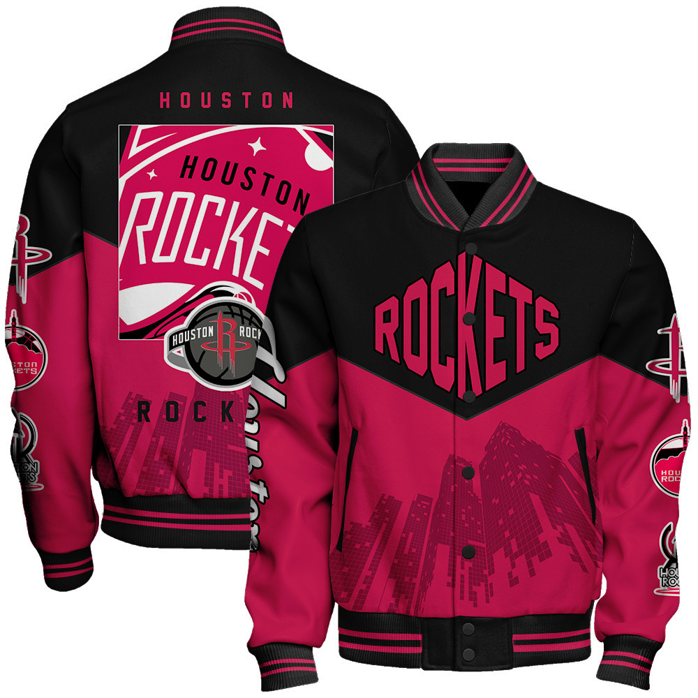 houston rockets nba baseball varsity jacket baseball jacket all over print stm v17 eeo46