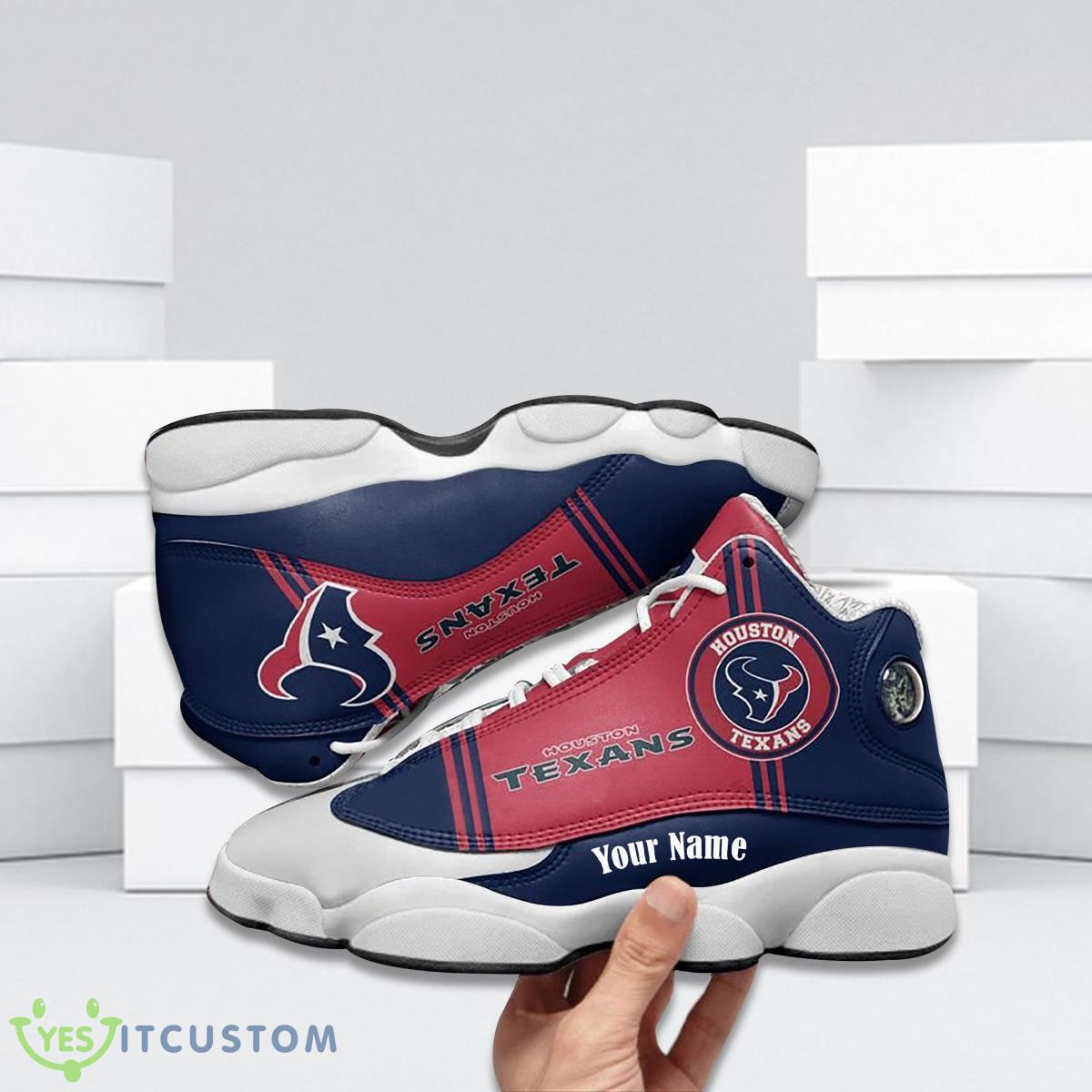 houston texans football team custom name air jordan 13 running shoes best gift for fans