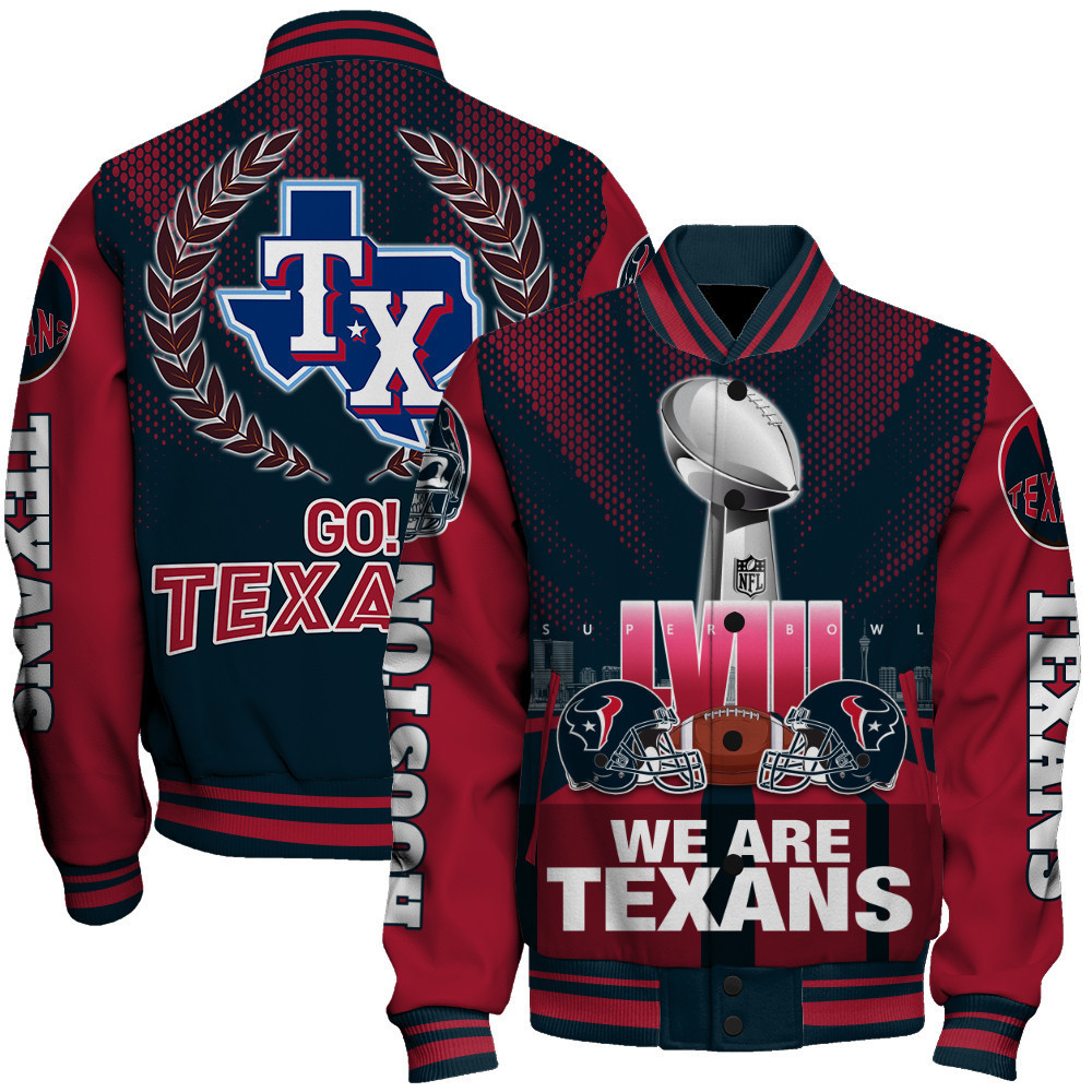 houston texans lviii we are texans baseball varsity jacket baseball jacket all over print yf32s