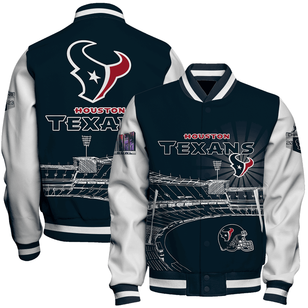 houston texans nfl 2023 nfl baseball varsity jacket baseball jacket all over print xrbab