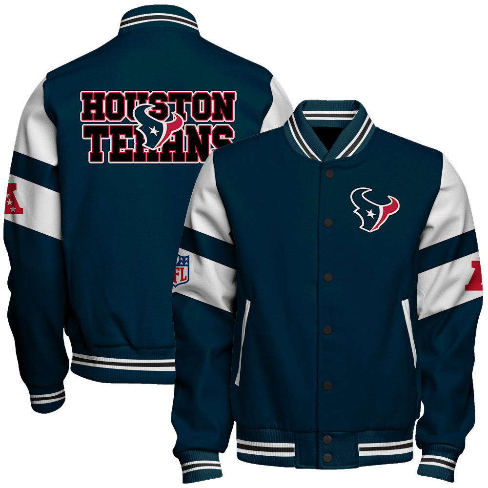 houston texans nfl 2024 american football conference unisex baseball varsity jacket baseball jacket all over print v11 qiosw