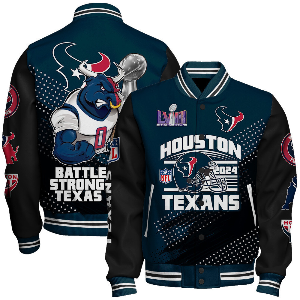 houston texans nfl baseball varsity jacket baseball jacket all over print stm v3 n7y8s