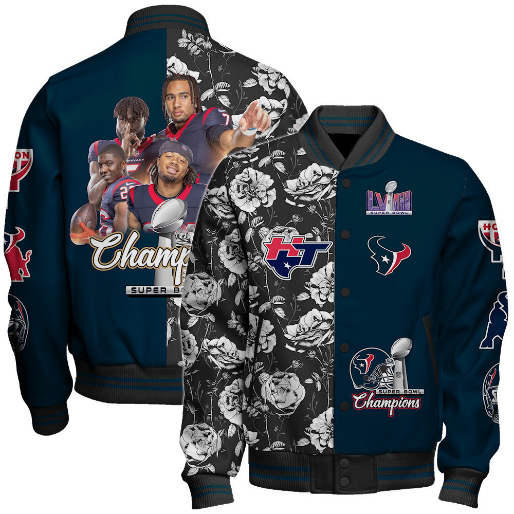 houston texans nfl baseball varsity jacket baseball jacket all over print stm v6 wvy4o