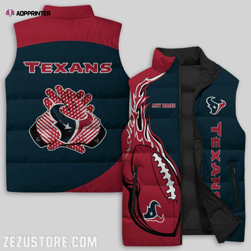 houston texans nfl sleeveless puffer jacket custom for fans gifts 12