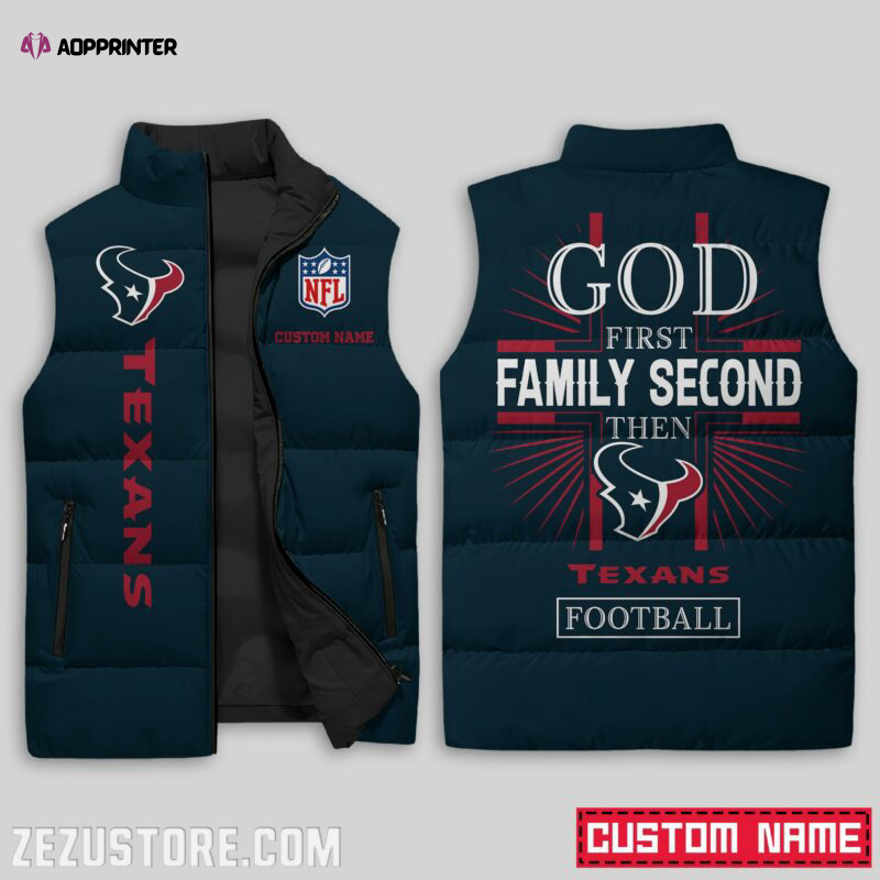 houston texans nfl sleeveless puffer jacket custom for fans gifts 5