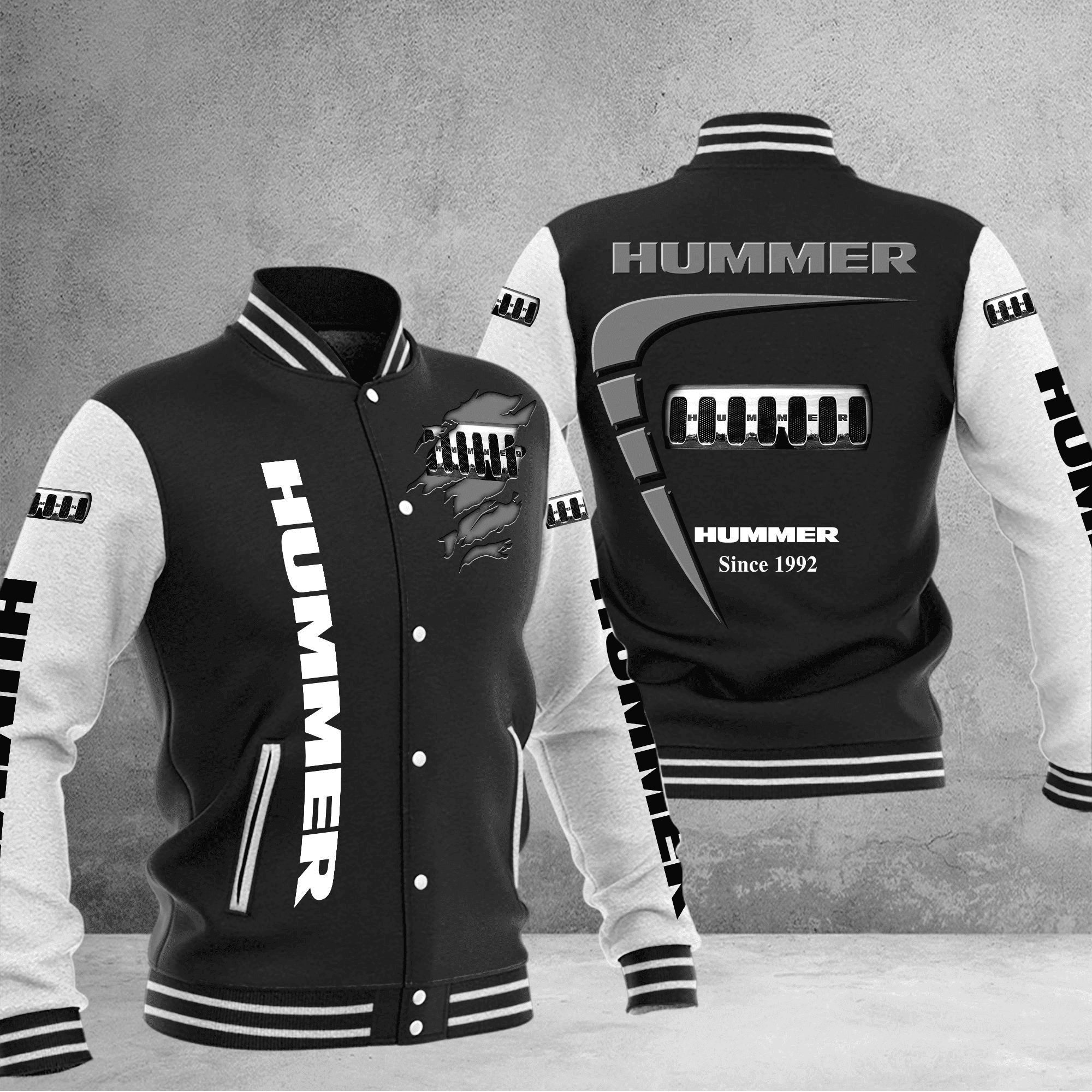 hummer baseball varsity jacket baseball jacket all over print xfa77