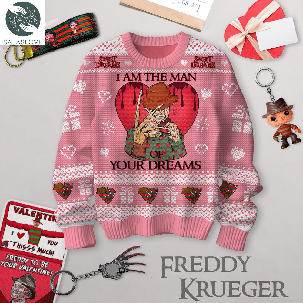 i am the man of your dreams freddy krueger valentine sweater ht040201 1 rayso8