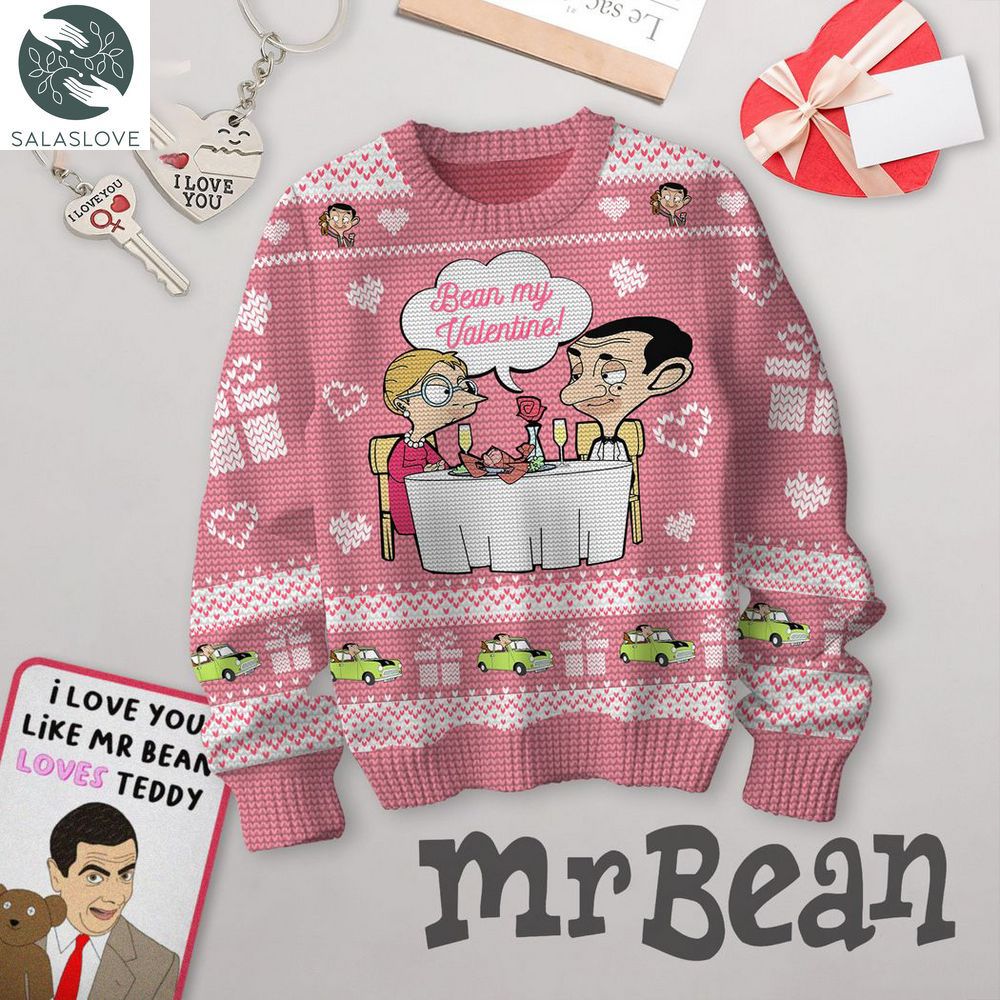 i love you like mr bean loves teddy bean my valentine sweater ht040203 1 vudlhc