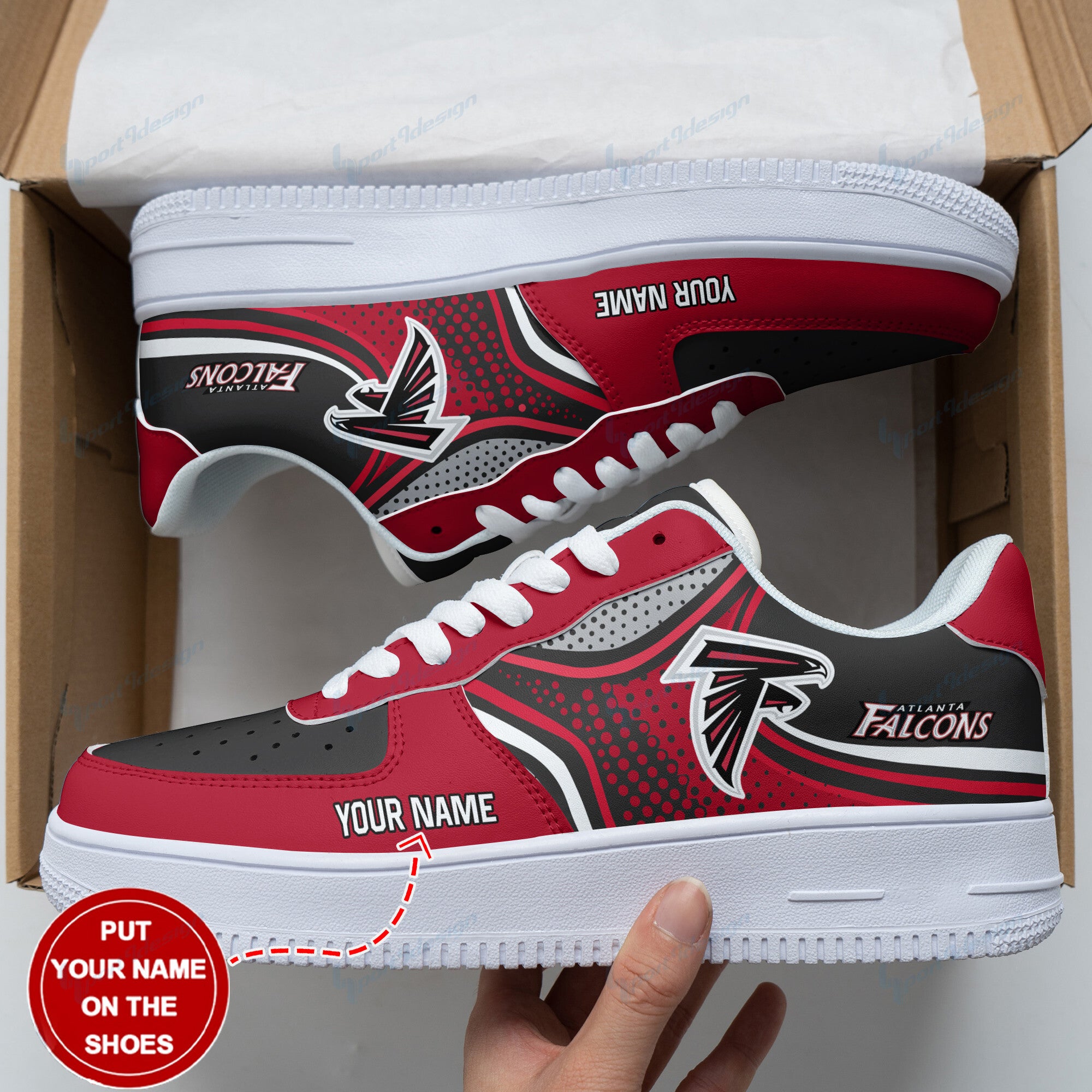 ideafootwear atlanta falcons nfl air low top sneakers shoes for men and women 2081 xli6g