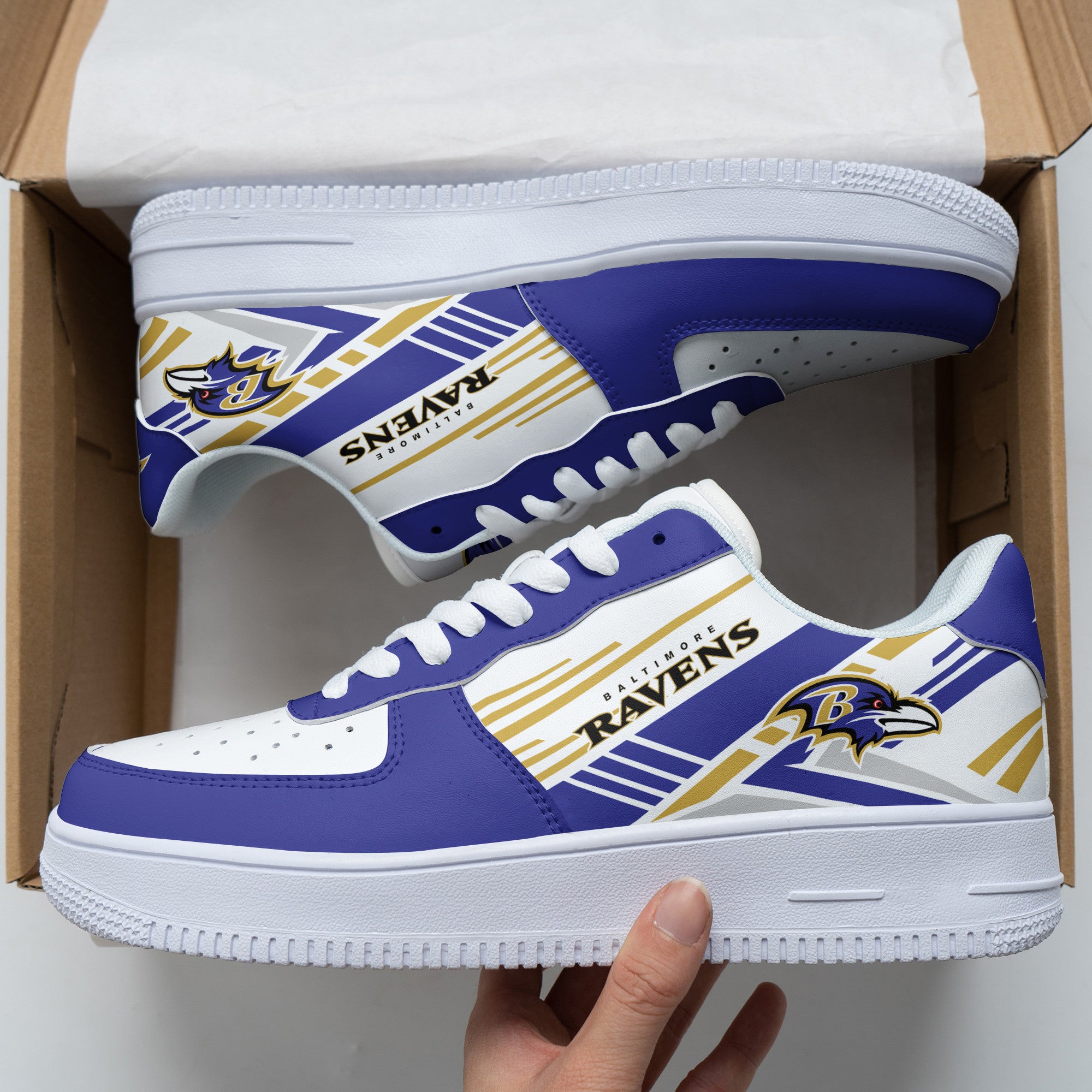 ideafootwear baltimore ravens nfl air low top sneakers shoes for men and women 5730 fzlrk