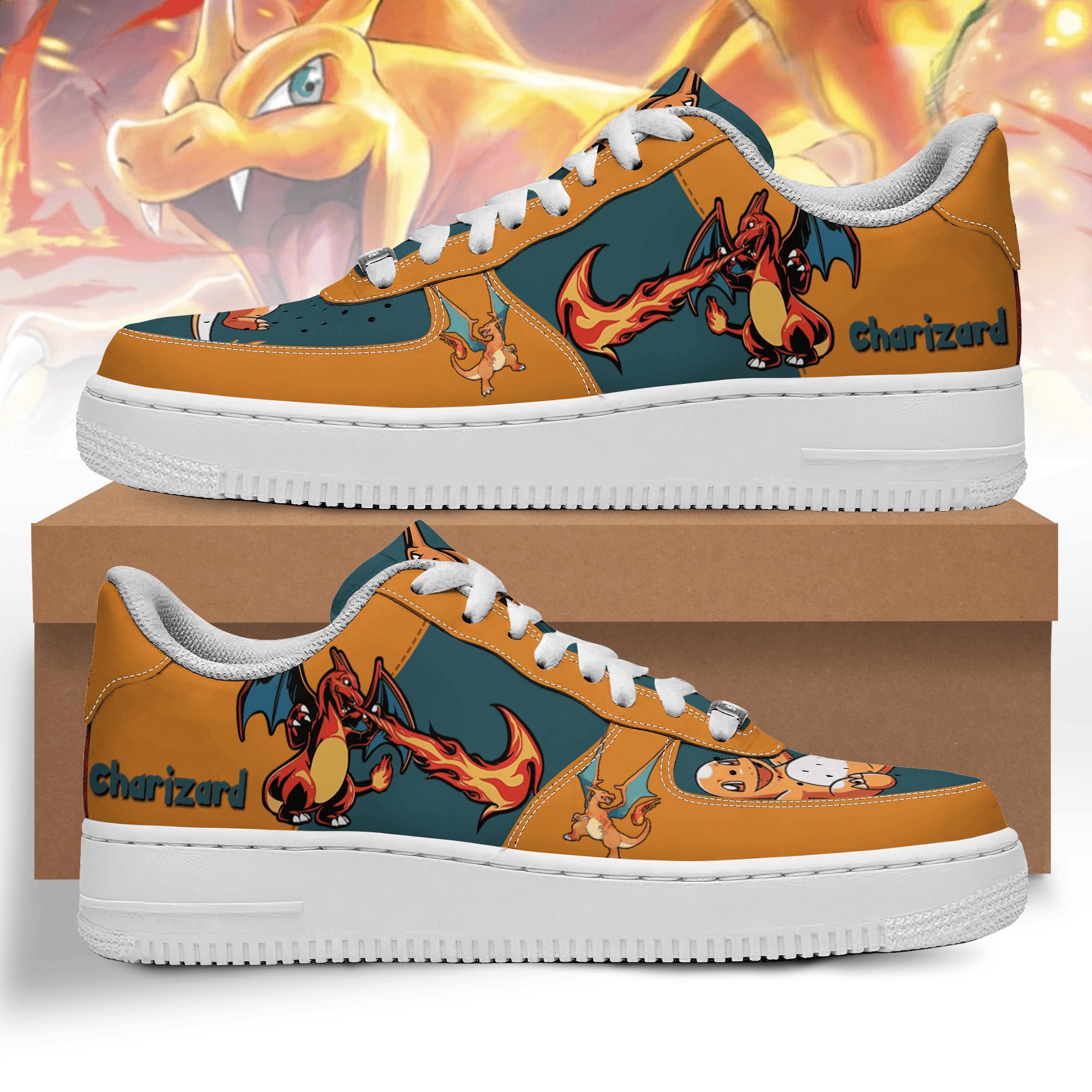 ideafootwear charizard air low top sneakers shoes for men and women 1725 bghd2