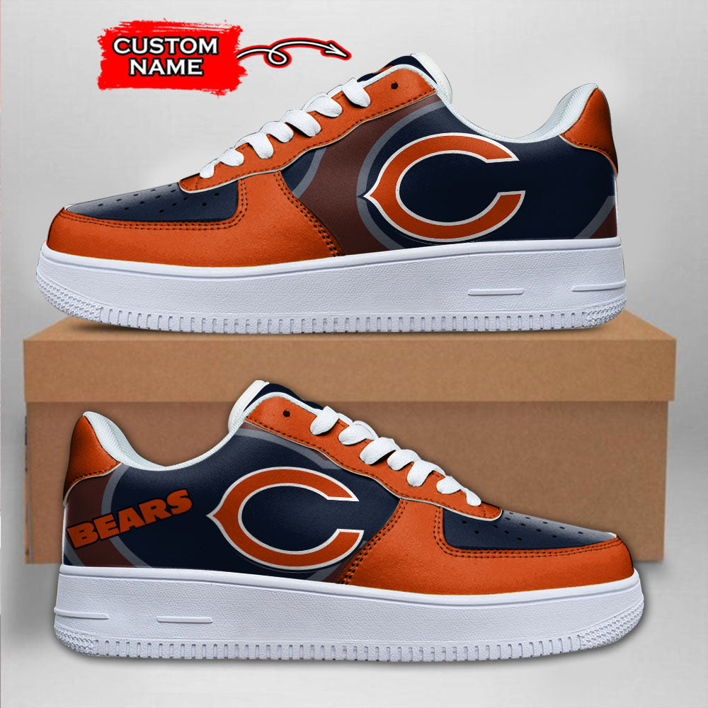 ideafootwear chicago bears nfl air low top sneakers shoes for men and women 6131 ai0q4