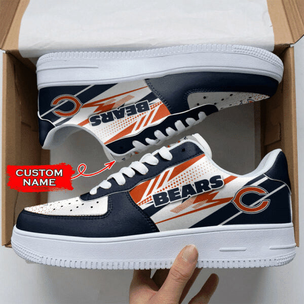 ideafootwear chicago bears nfl air low top sneakers shoes for men and women 9072 inkdj