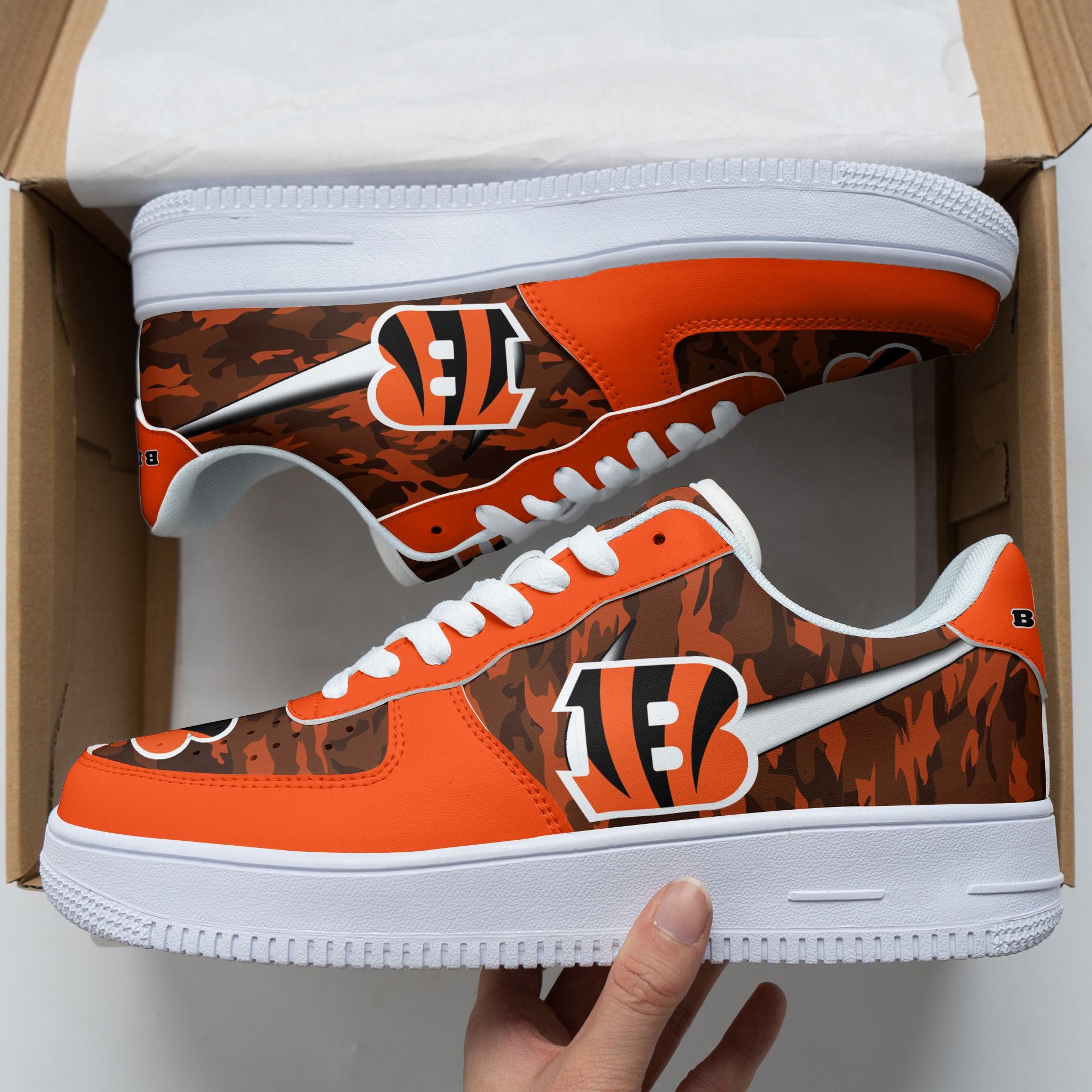 ideafootwear cincinnati bengals nfl air low top sneakers shoes for men and women 9853 g0iav