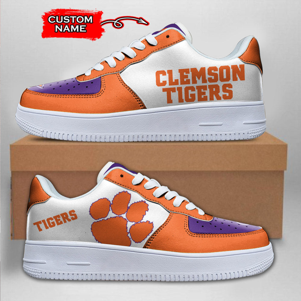 ideafootwear clemson tigers ncaa air low top sneakers shoes for men and women 5155 el3p1