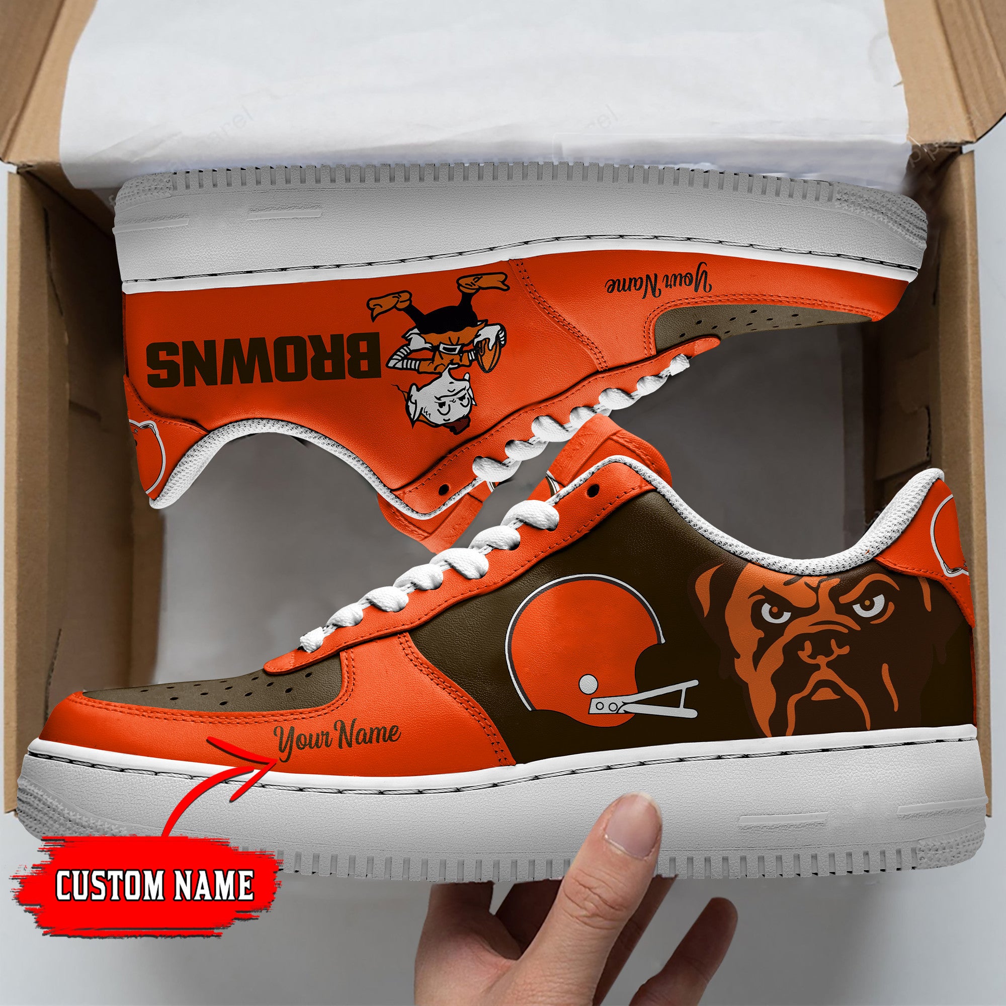 ideafootwear cleveland browns nfl air low top sneakers shoes for men and women 4974 bonmm