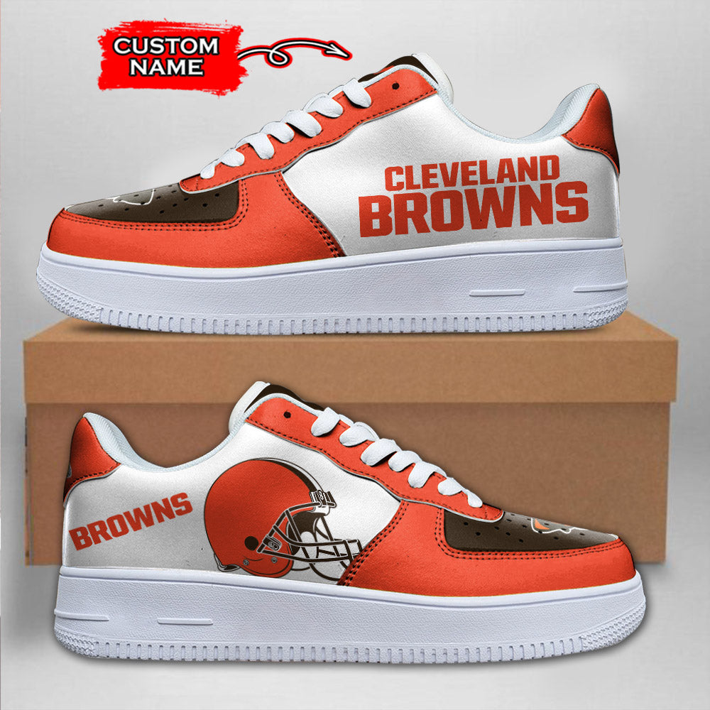 ideafootwear cleveland browns nfl air low top sneakers shoes for men and women 6761 q8p7o