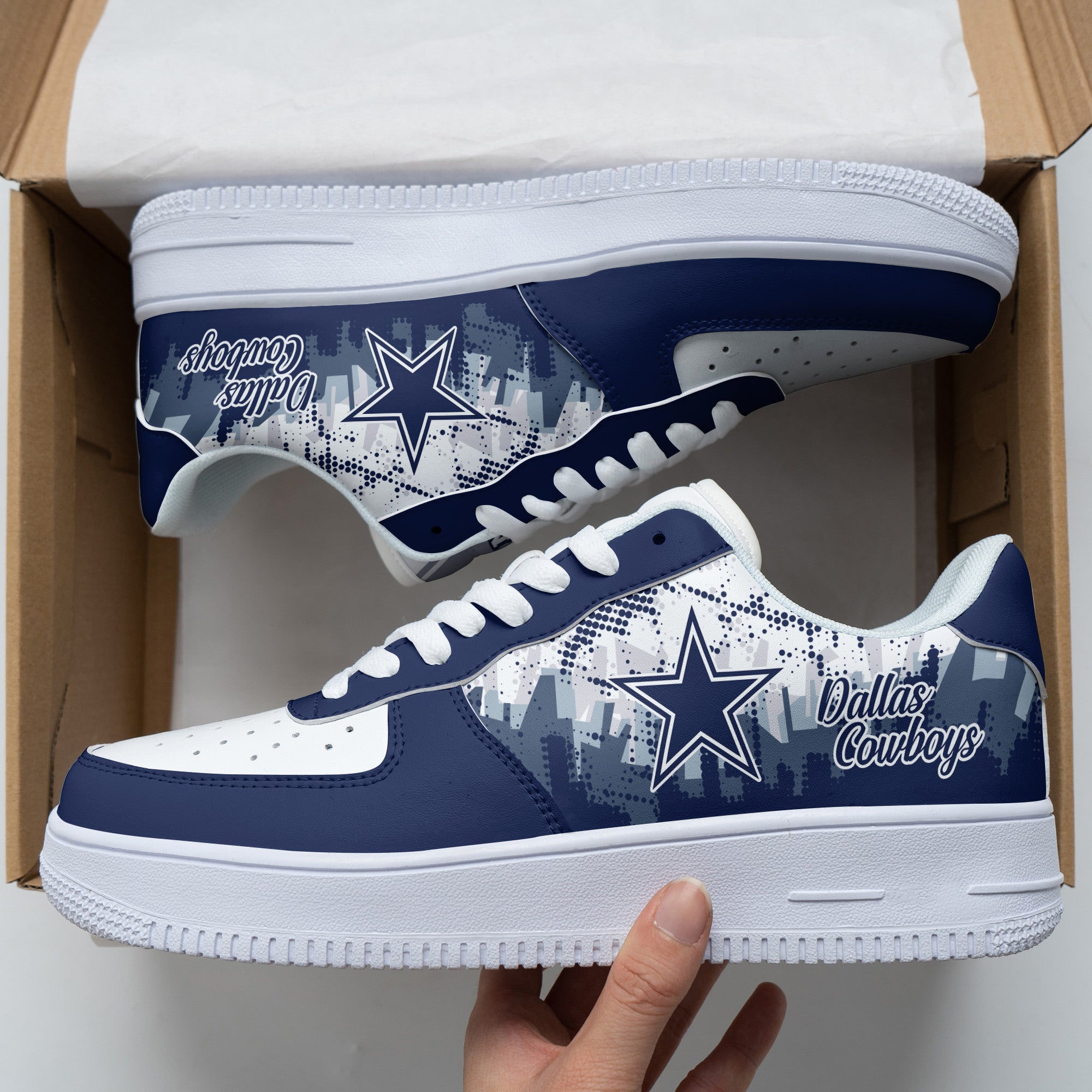 ideafootwear dallas cowboys nfl air low top sneakers shoes for men and women 5650 ba6st