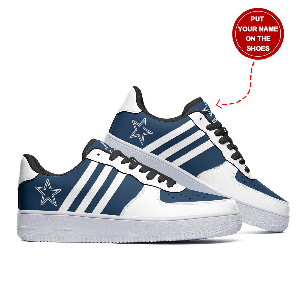 ideafootwear dallas cowboys nfl air low top sneakers shoes for men and women 6306 1dmn8