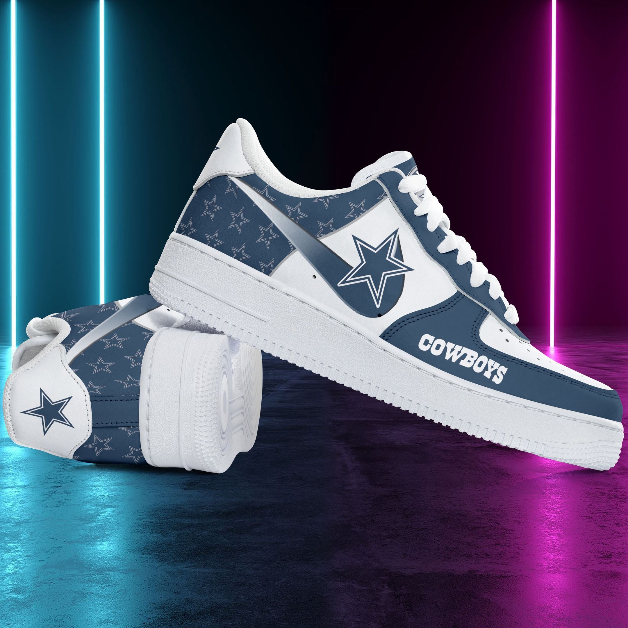 ideafootwear dallas cowboys nfl air low top sneakers shoes for men and women 7487 71uop