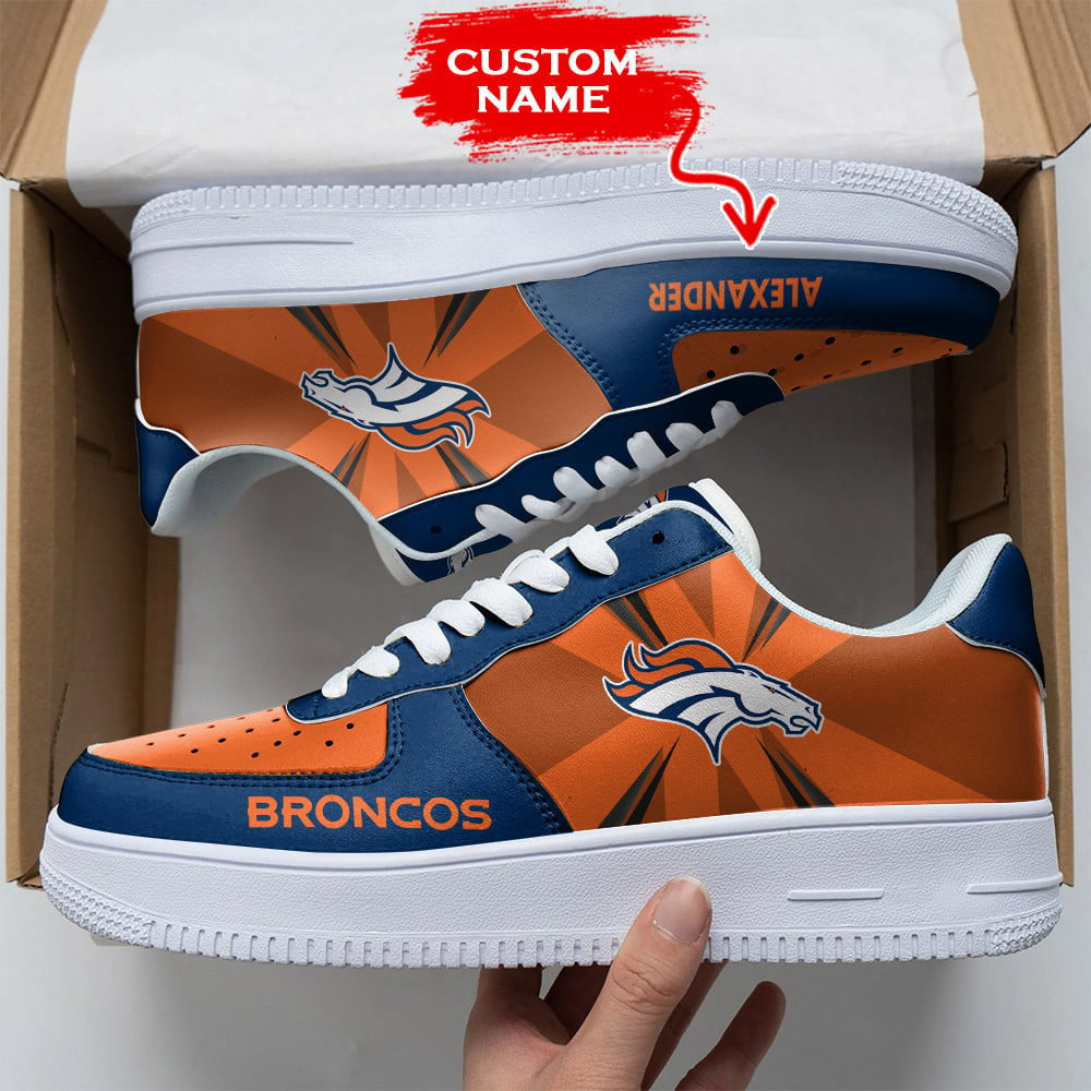 ideafootwear denver broncos nfl air low top sneakers shoes for men and women 4660 udwlt