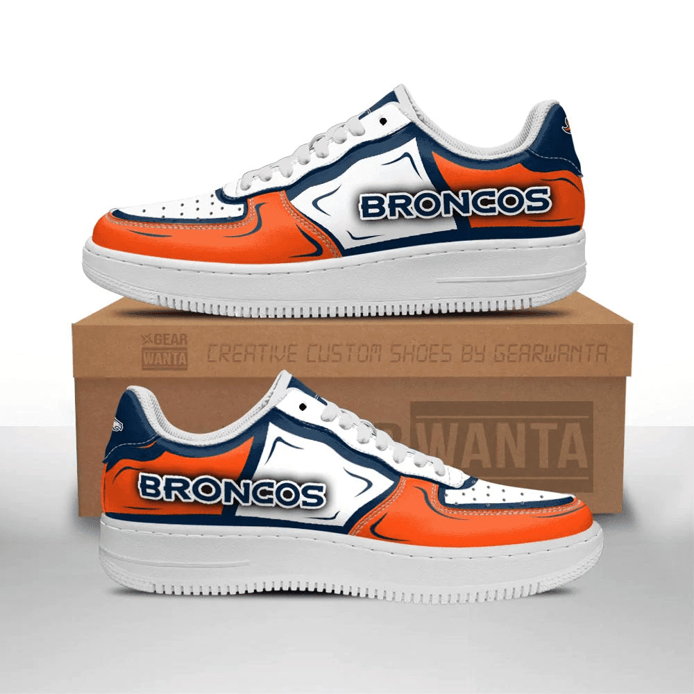 ideafootwear denver broncos nfl air low top sneakers shoes for men and women 6858 57ykp