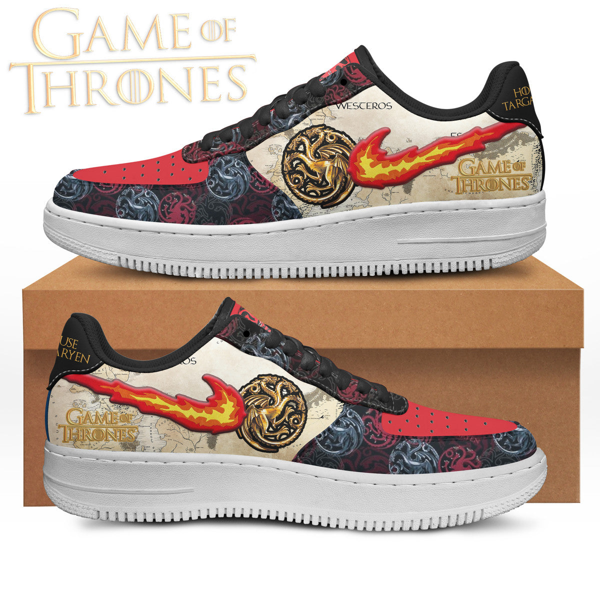 ideafootwear game of thrones air low top sneakers shoes for men and women 6997 aij4o