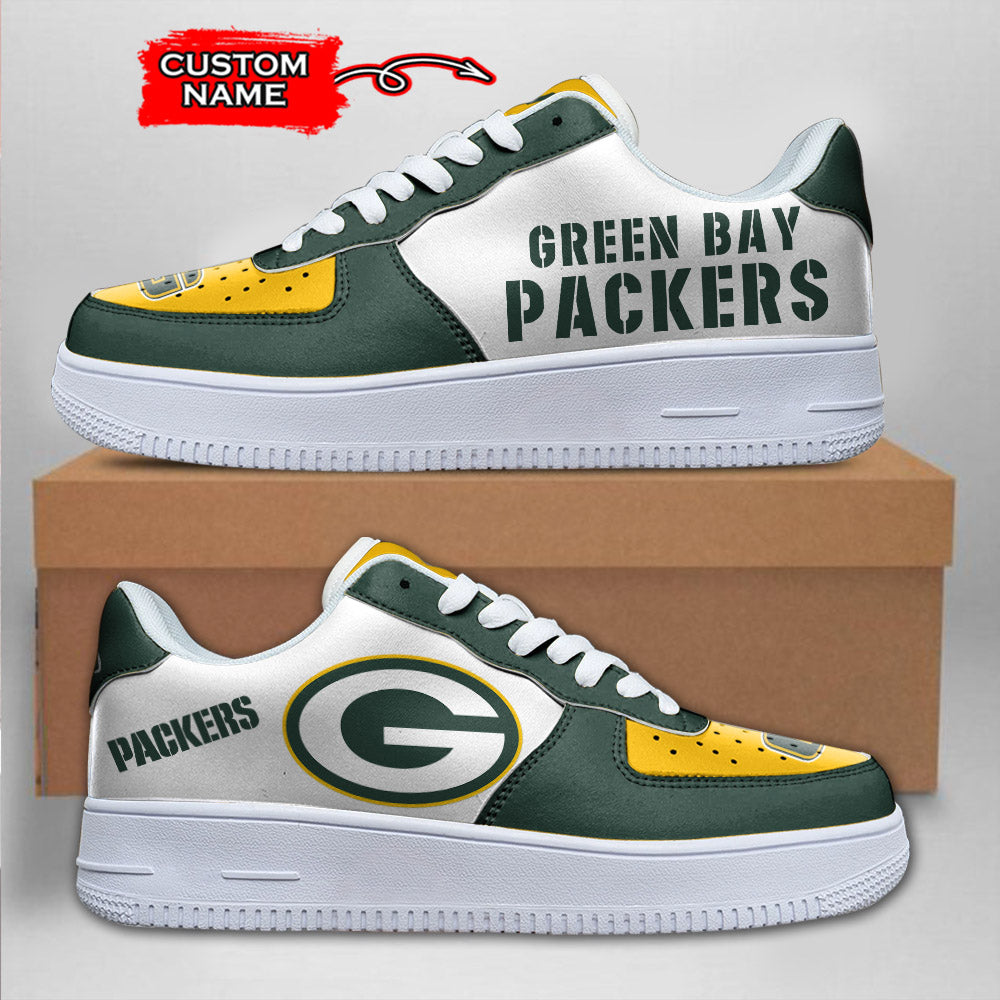 ideafootwear green bay packers nfl air low top sneakers shoes for men and women 2867 kghbk