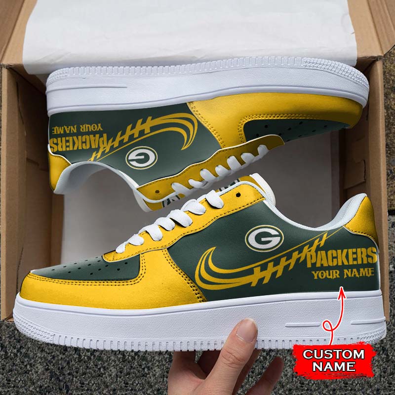 ideafootwear green bay packers nfl air low top sneakers shoes for men and women 4430 myy6r