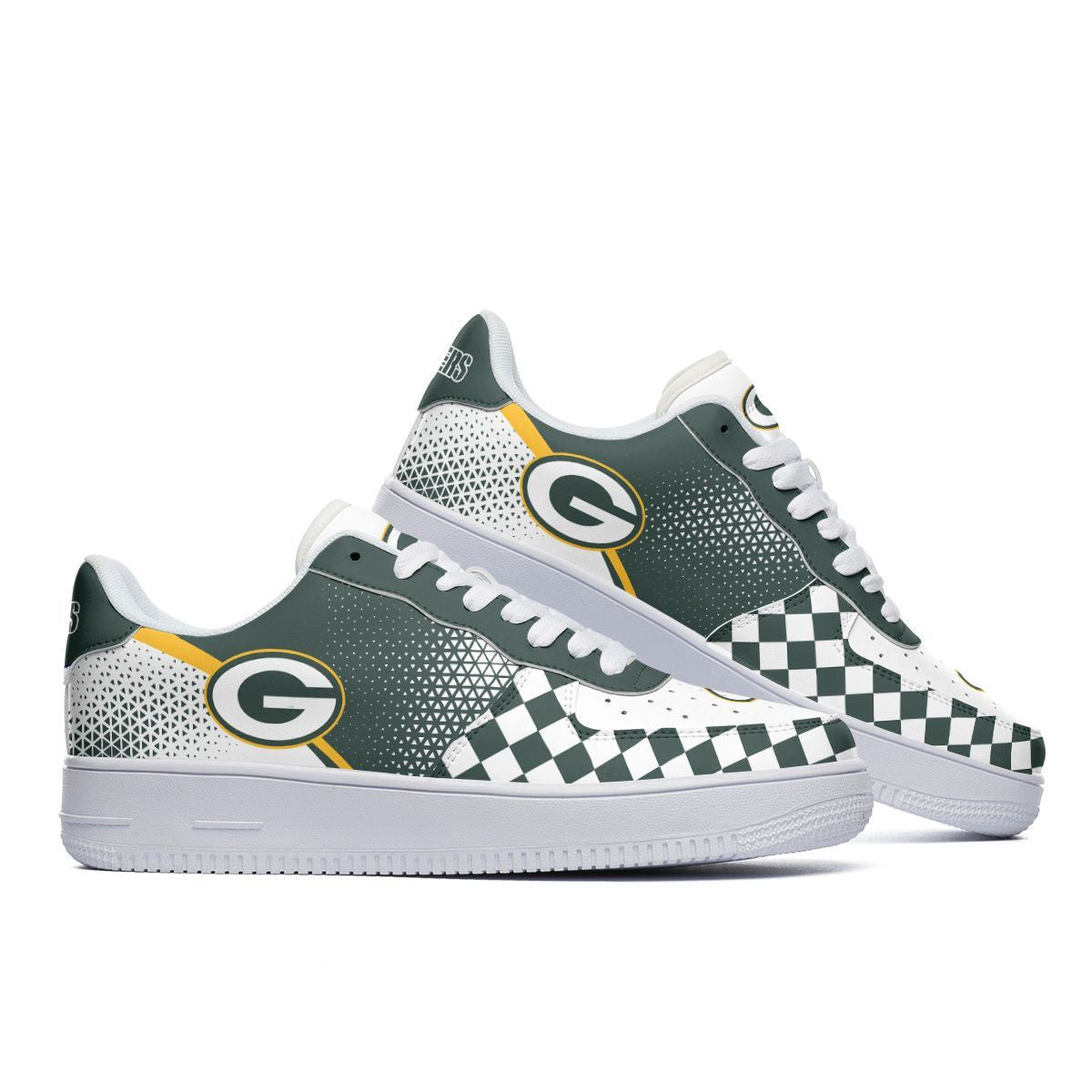 ideafootwear green bay packers nfl air low top sneakers shoes for men and women 8399 pnbte