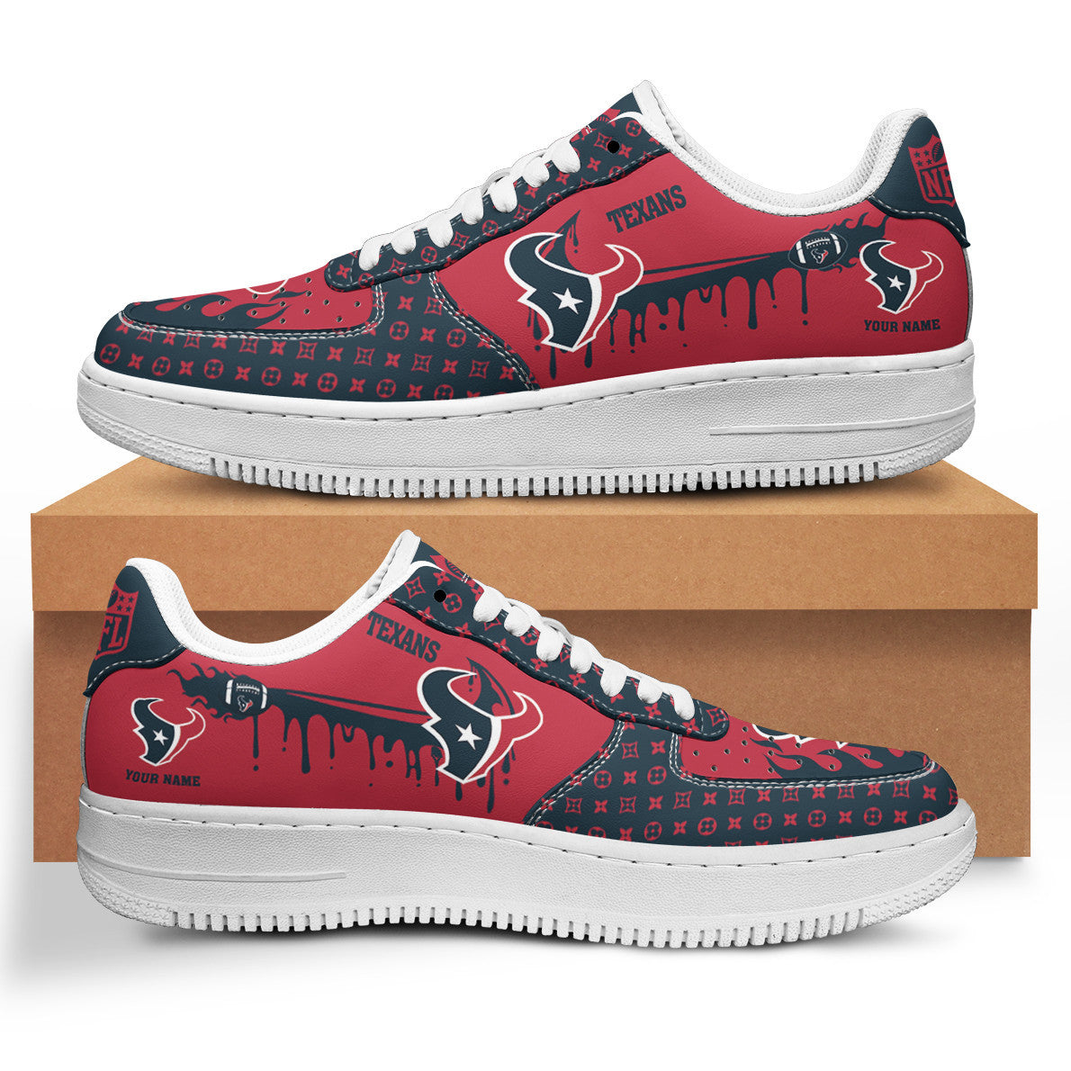 ideafootwear houston texans nfl air low top sneakers shoes for men and women 1290 s5aq5