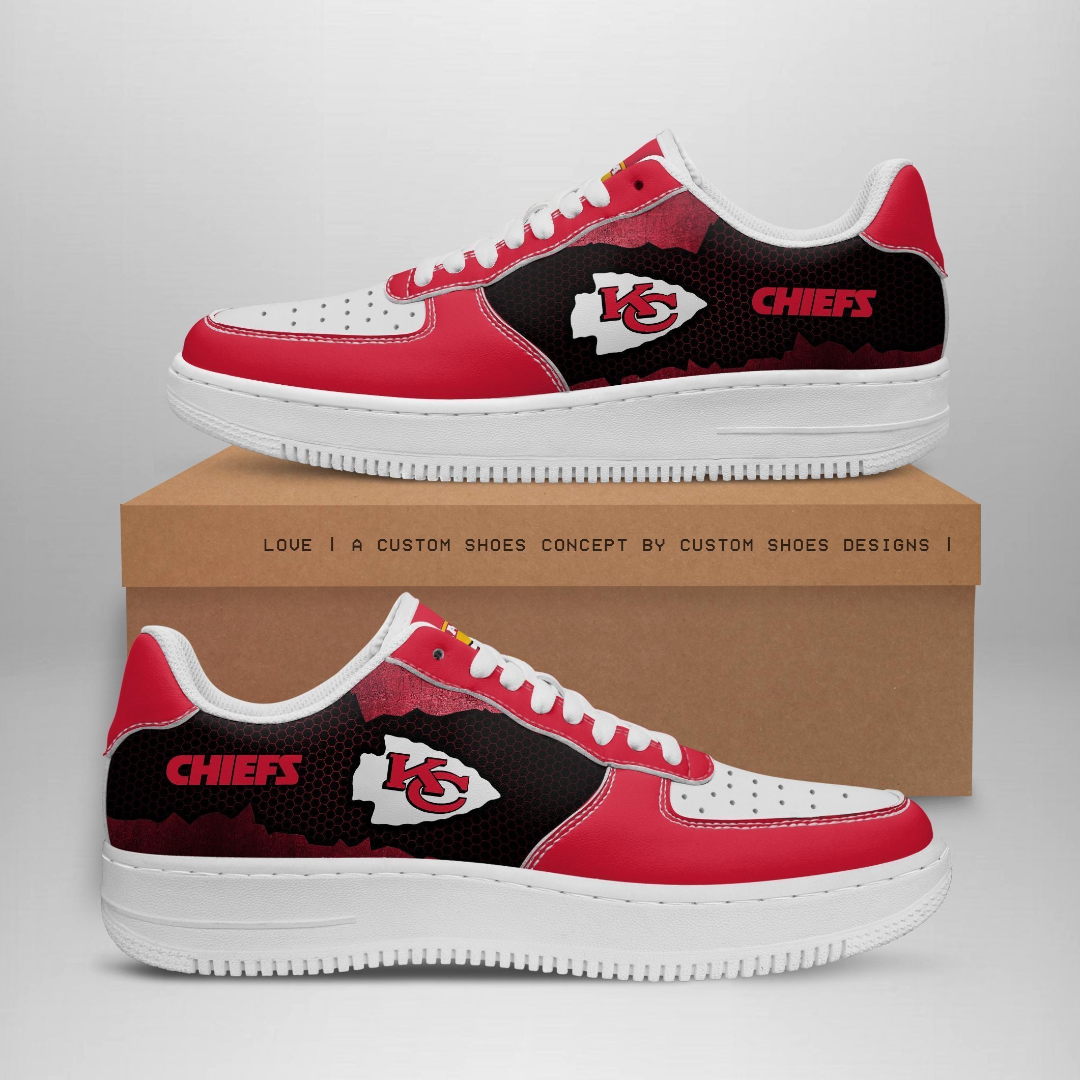 ideafootwear kansas city chiefs nfl air low top sneakers shoes for men and women 5746 syl6t