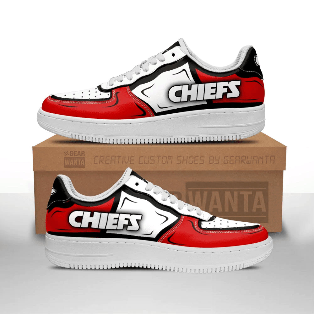 ideafootwear kansas city chiefs nfl air low top sneakers shoes for men and women 8738 kt6dl