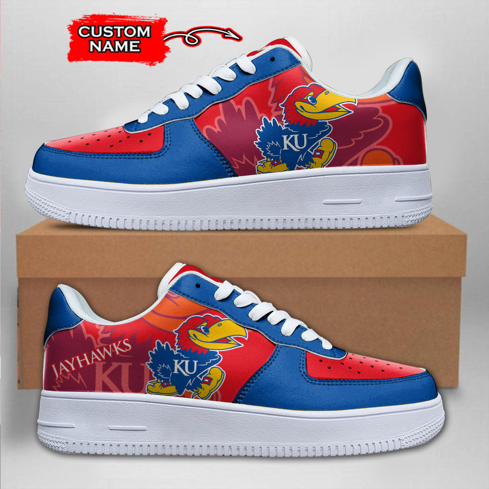 ideafootwear kansas jayhawks ncaa air low top sneakers shoes for men and women 1017 y1mb5