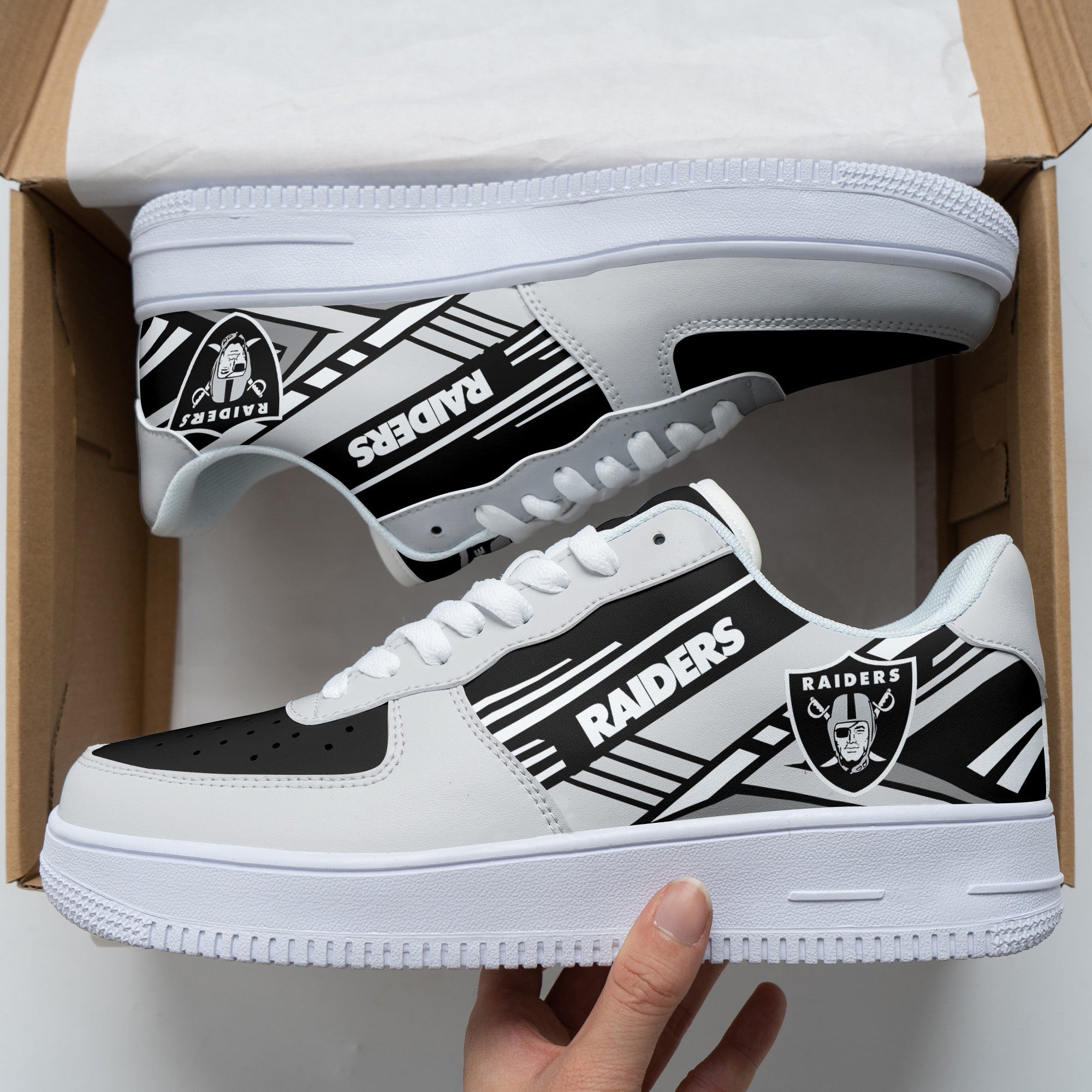 ideafootwear las vegas raiders nfl air low top sneakers shoes for men and women 1484 0ufuu