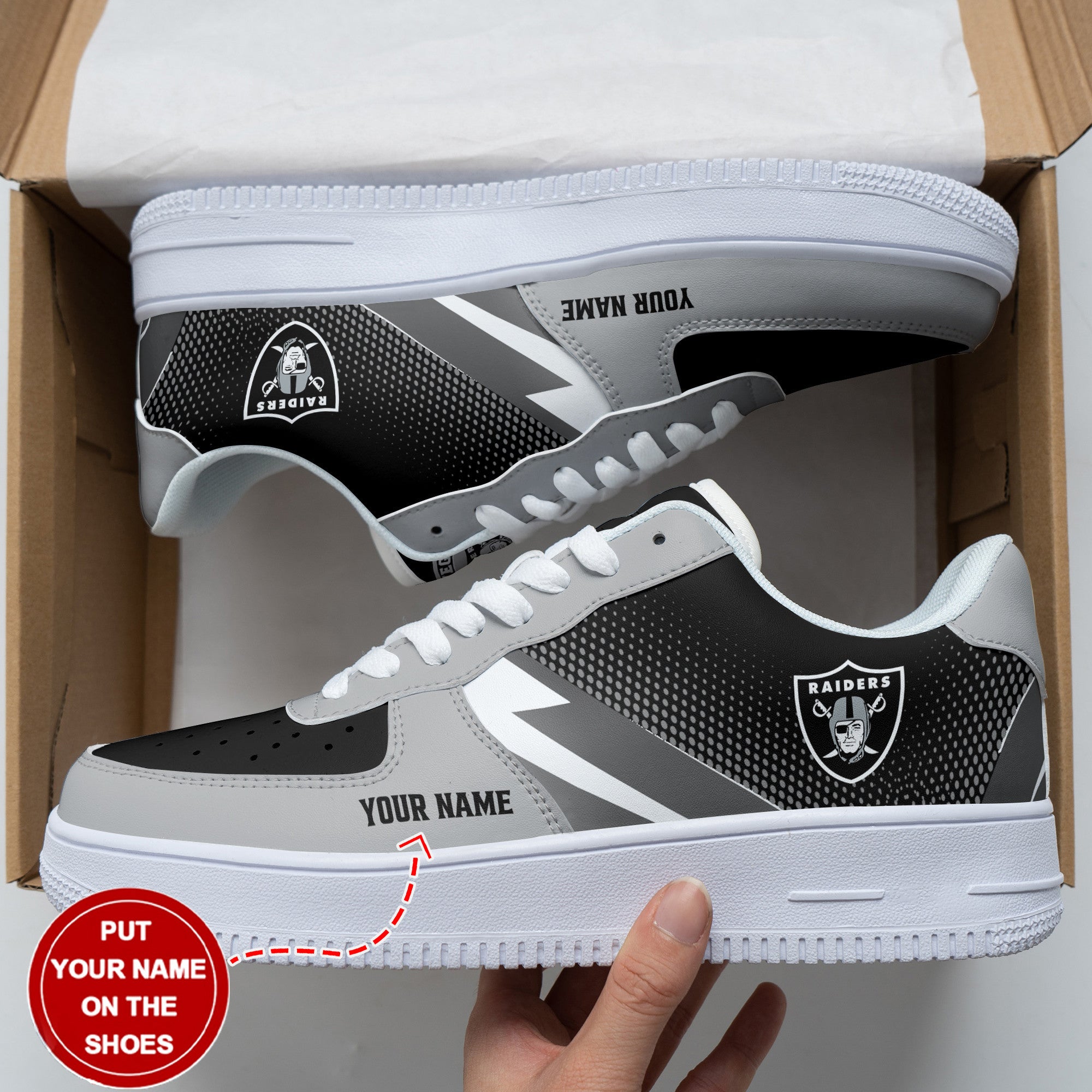 ideafootwear las vegas raiders nfl air low top sneakers shoes for men and women 4139 qdi5v