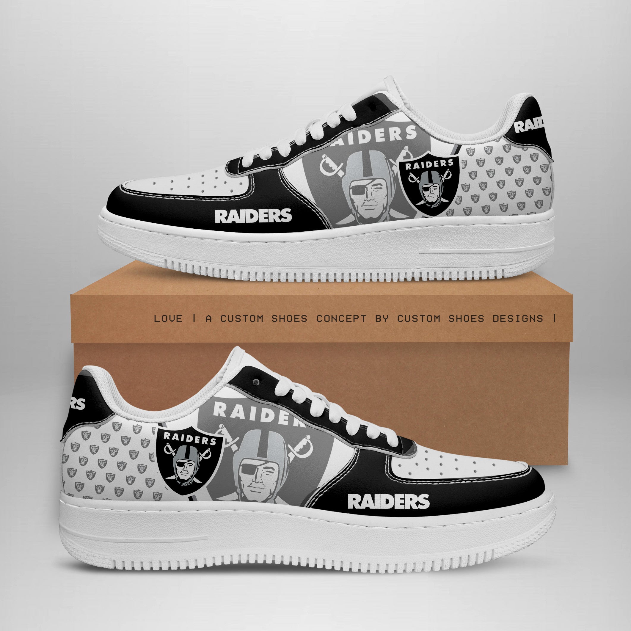 ideafootwear las vegas raiders nfl air low top sneakers shoes for men and women 6295 g5obn