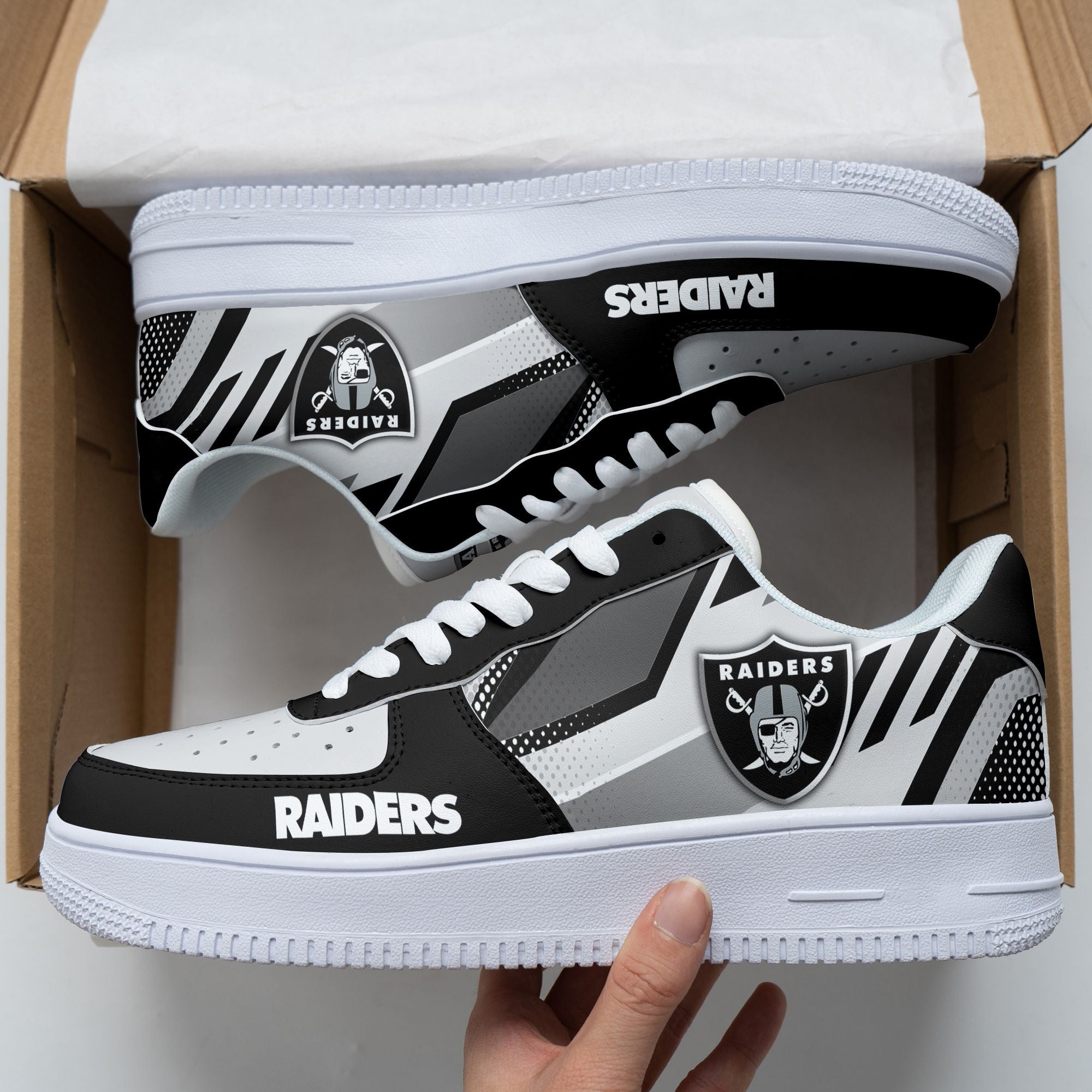 ideafootwear las vegas raiders nfl air low top sneakers shoes for men and women 8538 u5doe