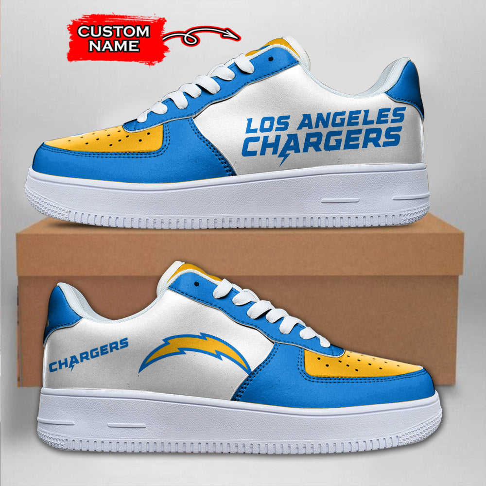 ideafootwear los angeles chargers nfl air low top sneakers shoes for men and women 7048 lnw1t