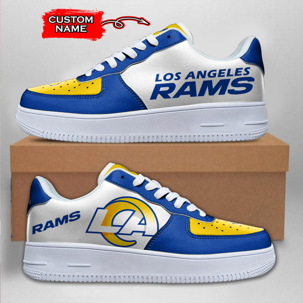 ideafootwear los angeles rams nfl air low top sneakers shoes for men and women 2304 bhzob