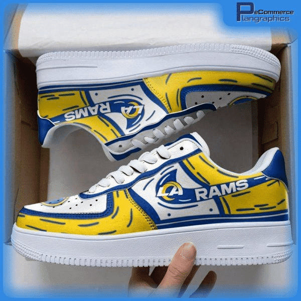 ideafootwear los angeles rams nfl air low top sneakers shoes for men and women 6549 1dgqo