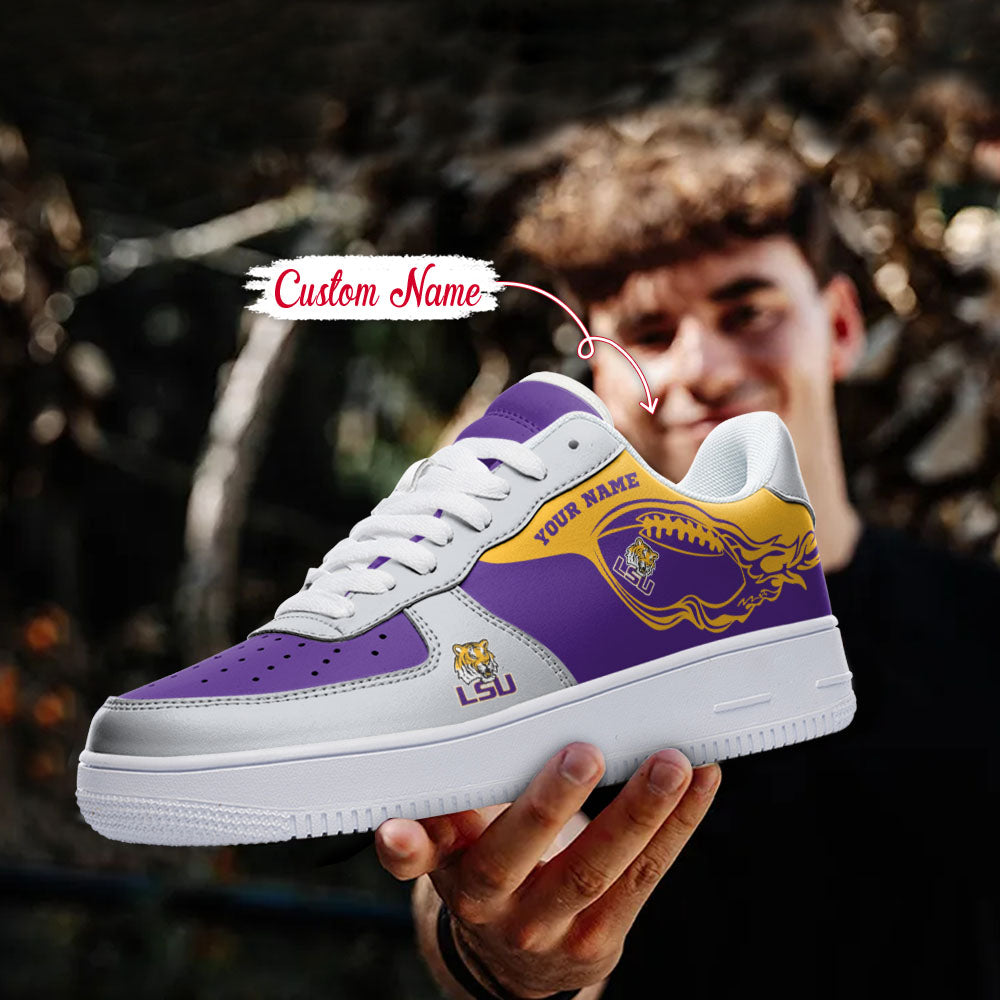 ideafootwear lsu tigers ncaa air low top sneakers shoes for men and women 3894 7qanl