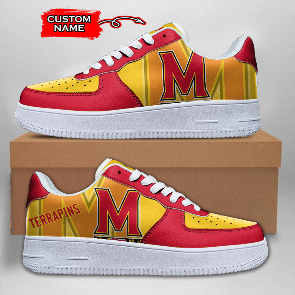 ideafootwear maryland terrapins ncaa air low top sneakers shoes for men and women 6412 nn3ll