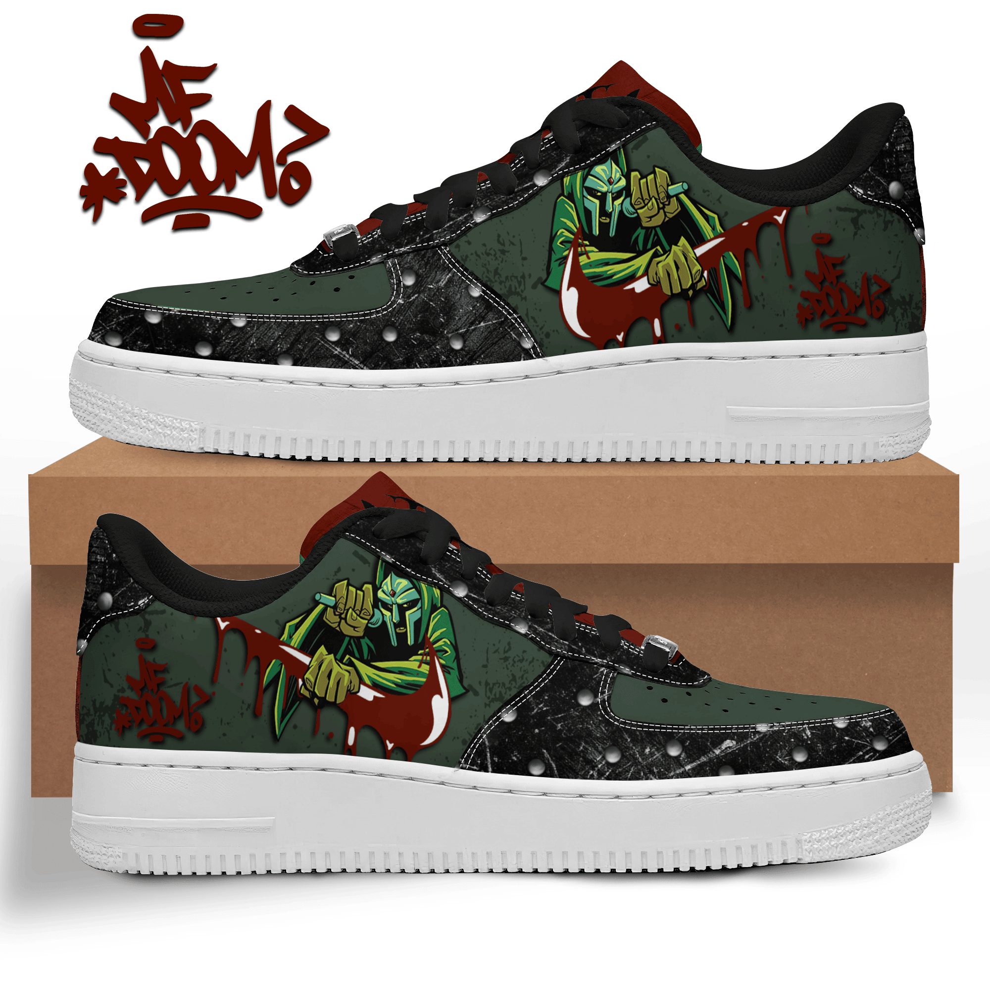 ideafootwear mf doom air low top sneakers shoes for men and women 4288 yaegx