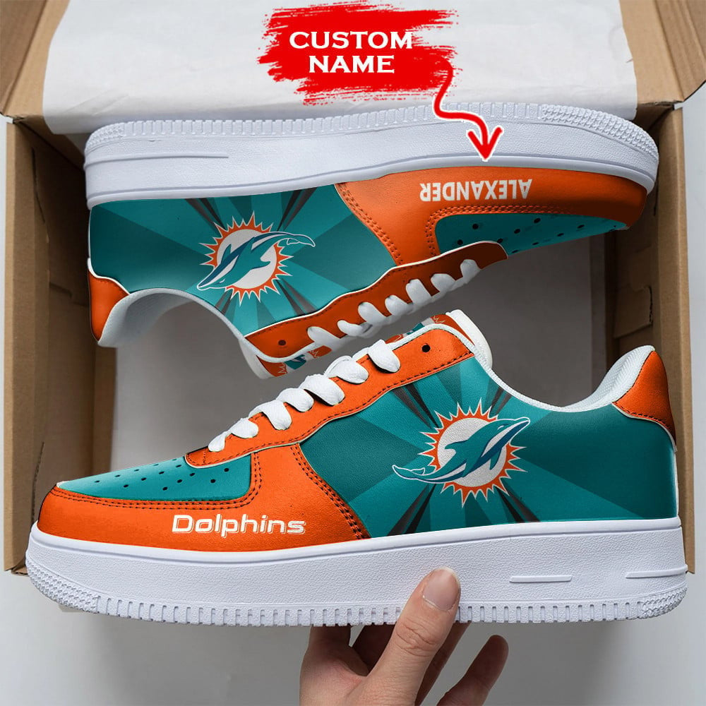 ideafootwear miami dolphins nfl air low top sneakers shoes for men and women 3719 t11eh