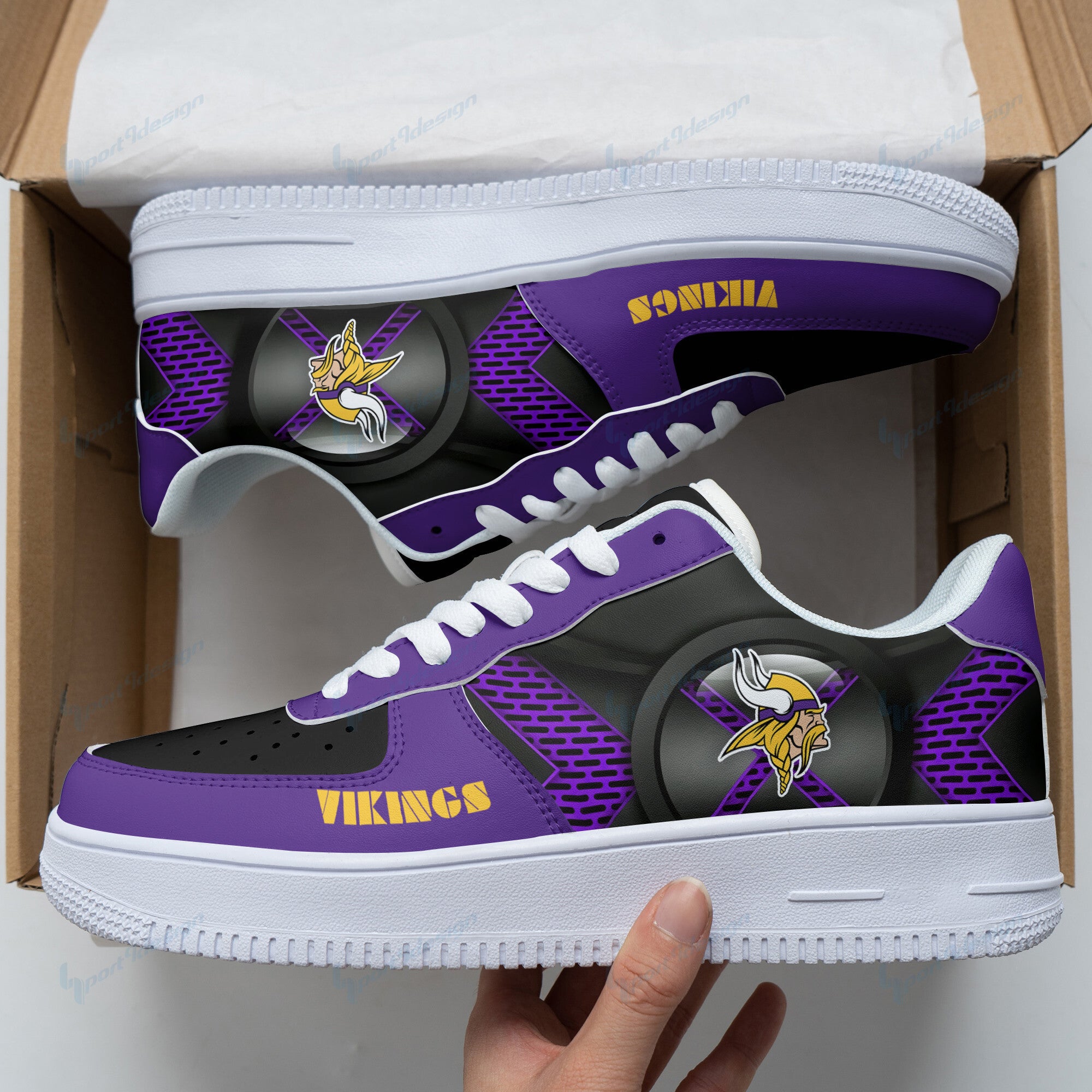 ideafootwear minnesota vikings nfl air low top sneakers shoes for men and women 1443 wjx3p