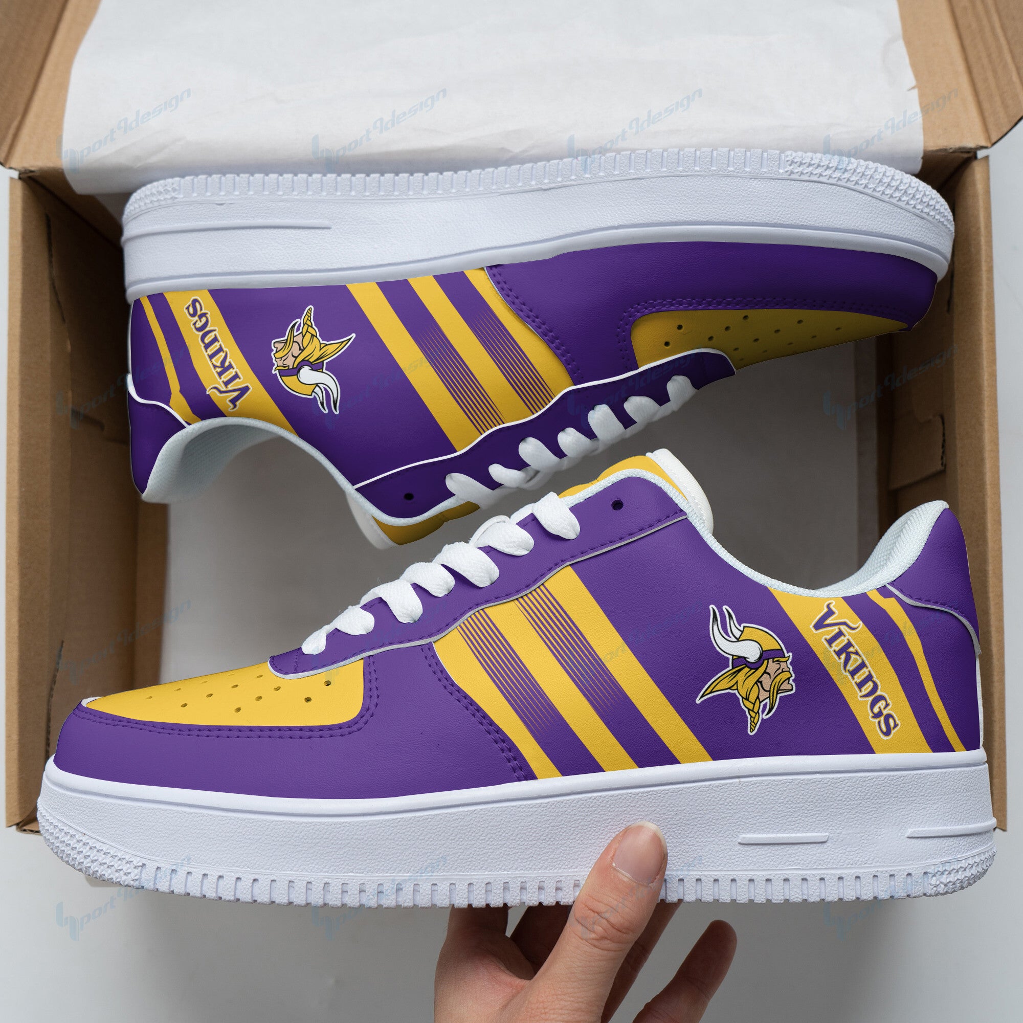 ideafootwear minnesota vikings nfl air low top sneakers shoes for men and women 1791 0wdpt