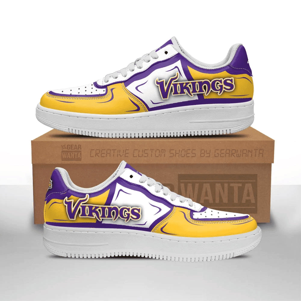 ideafootwear minnesota vikings nfl air low top sneakers shoes for men and women 3695 riqhe