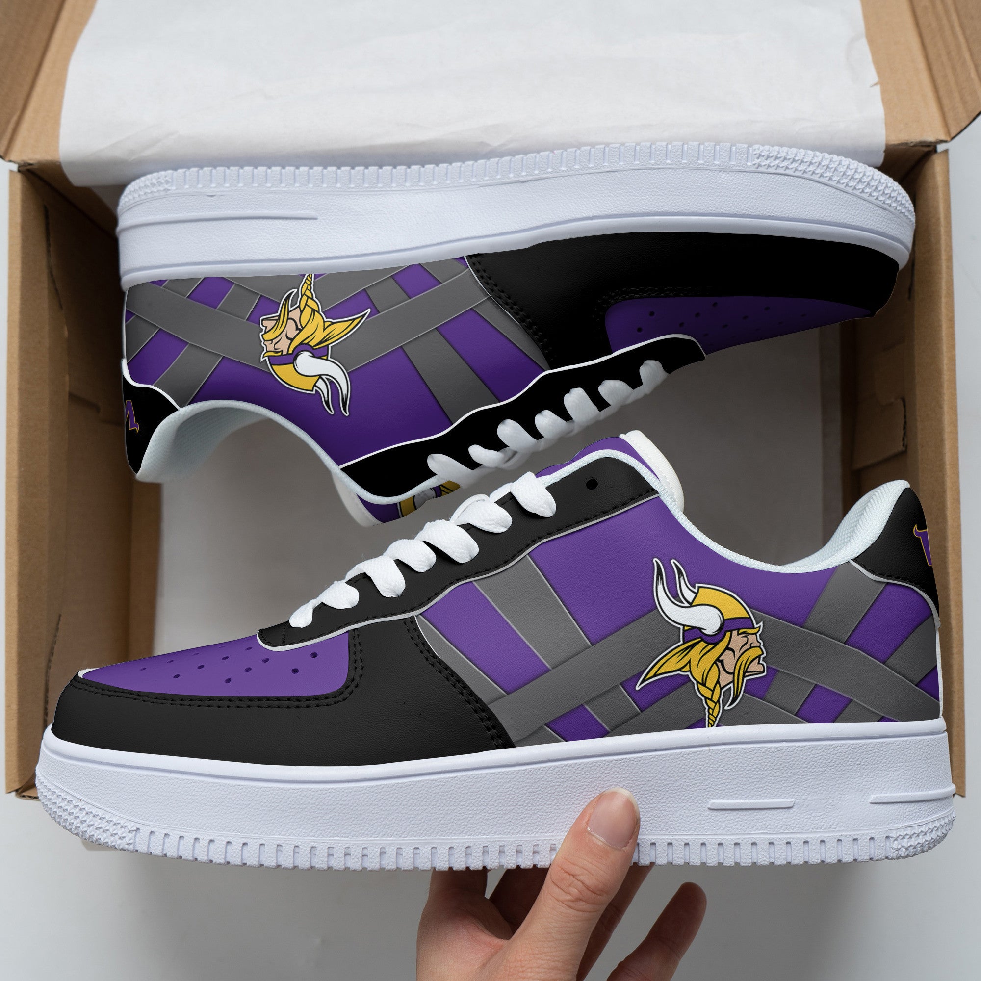 ideafootwear minnesota vikings nfl air low top sneakers shoes for men and women 9177 3eqyr