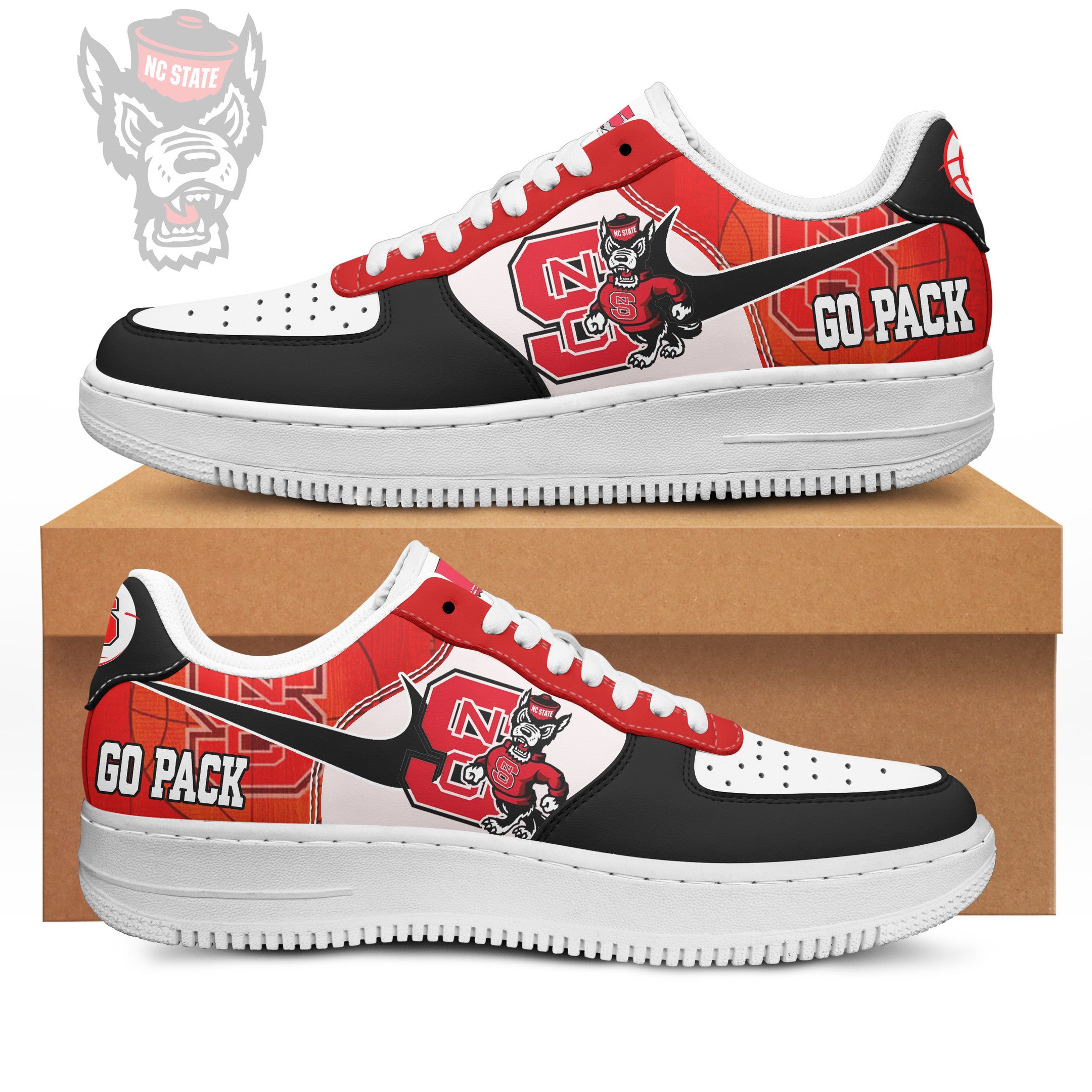 ideafootwear nc state wolfpack air low top sneakers shoes for men and women 6048 yynk9